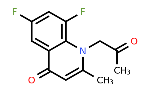 CAS 1211719-87-7 | 6,8-Difluoro-2-methyl-1-(2-oxopropyl)quinolin-4(1H)-one