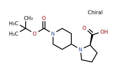 CAS 1212074-78-6 | (2R)-1-{1-[(tert-butoxy)carbonyl]piperidin-4-yl}pyrrolidine-2-carboxylic acid