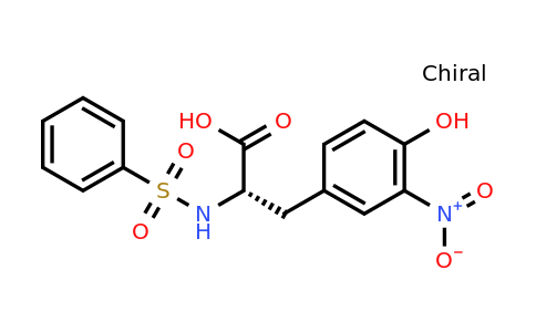 CAS 1212087-13-2 | (S)-3-(4-Hydroxy-3-nitrophenyl)-2-(phenylsulfonamido)propanoic acid
