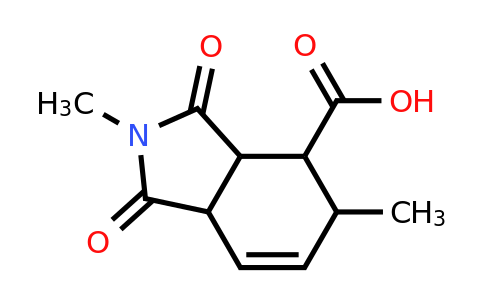 CAS 1212094-55-7 | 2,5-Dimethyl-1,3-dioxo-2,3,3a,4,5,7a-hexahydro-1H-isoindole-4-carboxylic acid