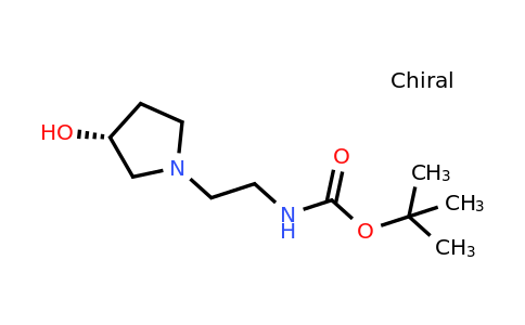 CAS 1212138-02-7 | (R)-tert-Butyl (2-(3-hydroxypyrrolidin-1-yl)ethyl)carbamate