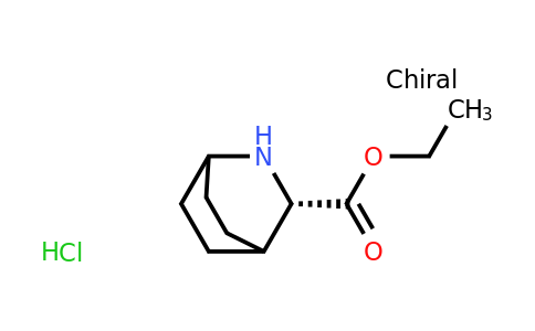 Ethyl (3S)-2-azabicyclo[2.2.2]octane-3-carboxylate hydrochloride
