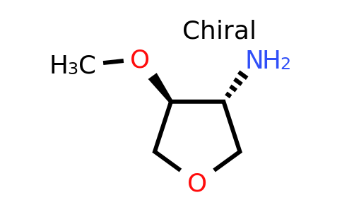CAS 1212285-89-6 | trans-3-furanamine, tetrahydro-4-methoxy-