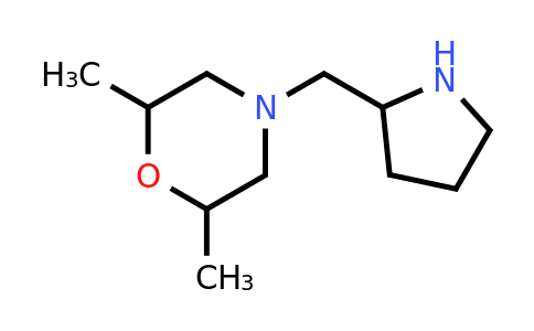CAS 1212315-86-0 | 2,6-Dimethyl-4-(pyrrolidin-2-ylmethyl)morpholine