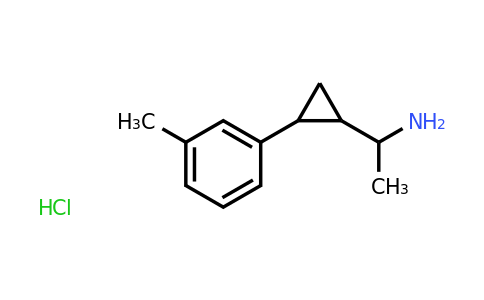 CAS 1212326-69-6 | 1-[2-(3-Methylphenyl)cyclopropyl]ethan-1-amine hydrochloride