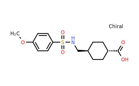CAS 1212395-78-2 | trans-4-((4-Methoxyphenylsulfonamido)methyl)cyclohexanecarboxylic acid