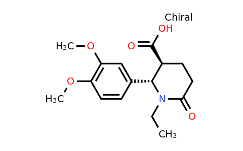 CAS 1212402-67-9 | (2S,3S)-2-(3,4-Dimethoxyphenyl)-1-ethyl-6-oxopiperidine-3-carboxylic acid