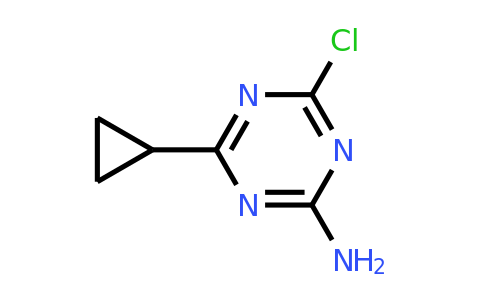 CAS 121279-07-0 | 4-Chloro-6-cyclopropyl-1,3,5-triazin-2-amine