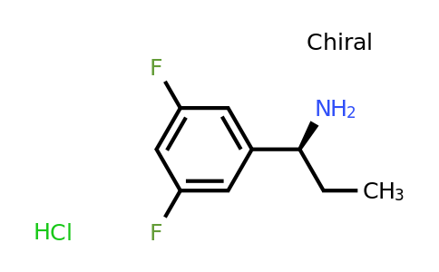 CAS 1212812-49-1 | (S)-1-(3,5-Difluorophenyl)propan-1-amine hydrochloride