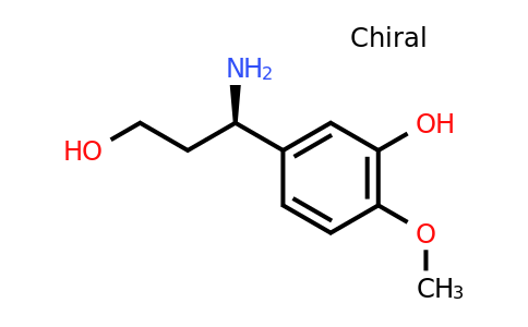 CAS 1212821-13-0 | (R)-5-(1-Amino-3-hydroxypropyl)-2-methoxyphenol
