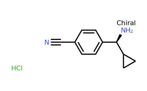 CAS 1212833-54-9 | (S)-4-(Amino(cyclopropyl)methyl)benzonitrile hydrochloride