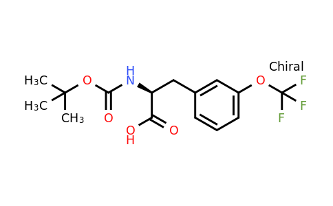 CAS 1212864-57-7 | (2S)-2-[(Tert-butoxy)carbonylamino]-3-[3-(trifluoromethoxy)phenyl]propanoic acid