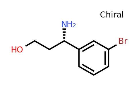 CAS 1212869-85-6 | (S)-3-Amino-3-(3-bromophenyl)propan-1-ol