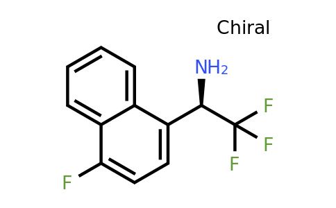 CAS 1212879-00-9 | (R)-2,2,2-Trifluoro-1-(4-fluoro-naphthalen-1-YL)-ethylamine