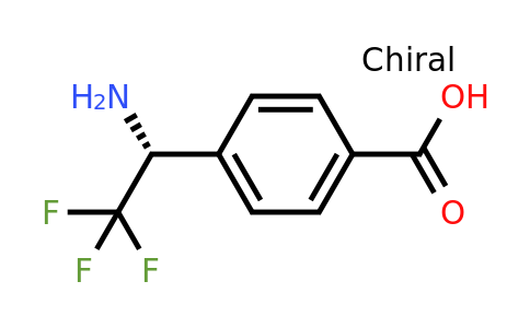 CAS 1212897-03-4 | 4-((1R)-1-Amino-2,2,2-trifluoroethyl)benzoic acid