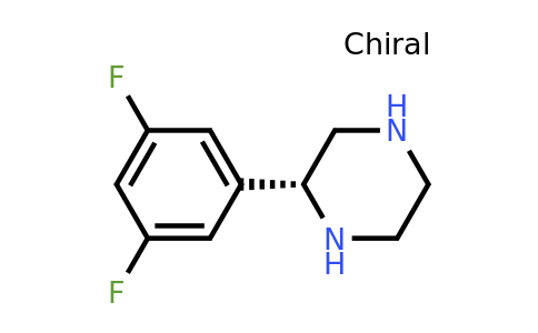 CAS 1212897-61-4 | (2R)-2-(3,5-Difluorophenyl)piperazine