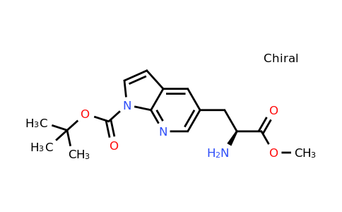 CAS 1212914-14-1 | tert-butyl 5-[(2S)-2-amino-3-methoxy-3-oxo-propyl]pyrrolo[2,3-b]pyridine-1-carboxylate