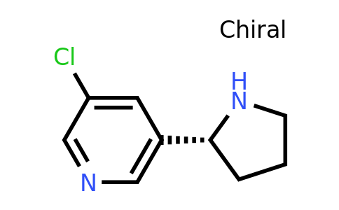 (R)-3-Chloro-5-pyrrolidin-2-yl-pyridine