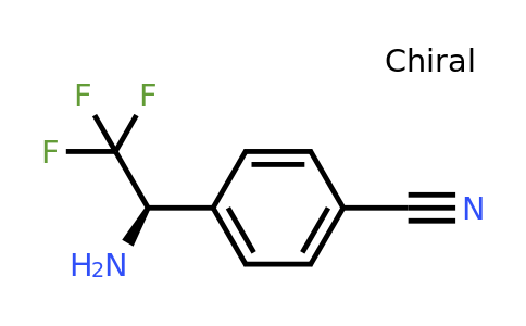 CAS 1212926-88-9 | 4-((1R)-1-Amino-2,2,2-trifluoroethyl)benzenecarbonitrile