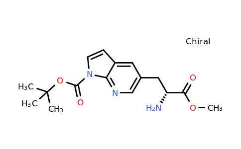 CAS 1212931-87-7 | tert-butyl 5-[(2R)-2-amino-3-methoxy-3-oxo-propyl]pyrrolo[2,3-b]pyridine-1-carboxylate