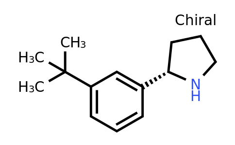 CAS 1212985-85-7 | (2S)-2-(3-tert-butylphenyl)pyrrolidine