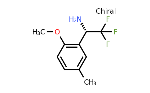 CAS 1212998-93-0 | (S)-2,2,2-Trifluoro-1-(2-methoxy-5-methyl-phenyl)-ethylamine