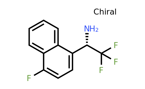 CAS 1213035-46-1 | (S)-2,2,2-Trifluoro-1-(4-fluoro-naphthalen-1-YL)-ethylamine