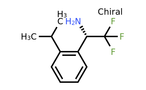 CAS 1213050-57-7 | (S)-2,2,2-Trifluoro-1-(2-isopropyl-phenyl)-ethylamine