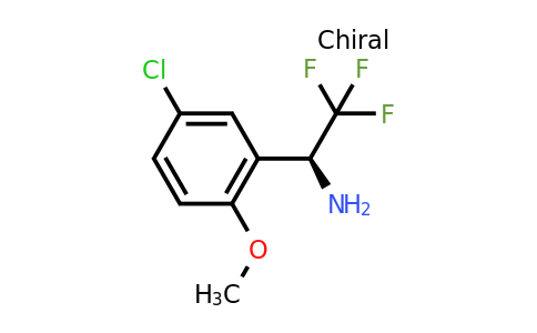 CAS 1213054-29-5 | (S)-1-(5-Chloro-2-methoxy-phenyl)-2,2,2-trifluoro-ethylamine