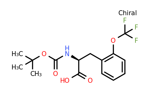 CAS 1213060-08-2 | (2S)-2-[(Tert-butoxy)carbonylamino]-3-[2-(trifluoromethoxy)phenyl]propanoic acid