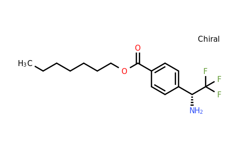 CAS 1213068-04-2 | 4-((R)-1-Amino-2,2,2-trifluoro-ethyl)-benzoic acid heptyl ester