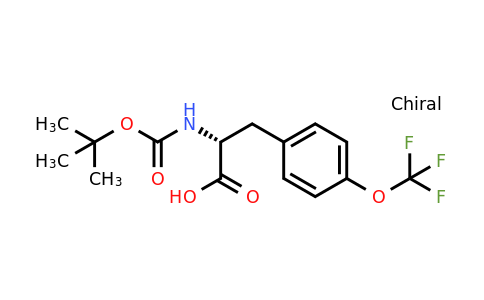 CAS 1213071-53-4 | (2R)-2-[(Tert-butoxy)carbonylamino]-3-[4-(trifluoromethoxy)phenyl]propanoic acid