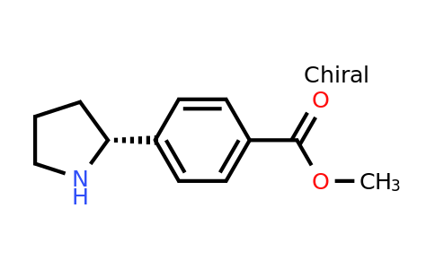 CAS 1213131-85-1 | (R)-Methyl 4-(pyrrolidin-2-yl)benzoate