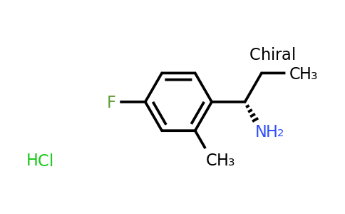 CAS 1213151-68-8 | (S)-1-(4-Fluoro-2-methylphenyl)propan-1-amine hydrochloride