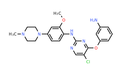 CAS 1213269-26-1 | 4-(3-Aminophenoxy)-5-chloro-N-(2-methoxy-4-(4-methylpiperazin-1-yl)phenyl)pyrimidin-2-amine