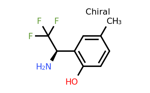 CAS 1213383-52-8 | 2-((1R)-1-Amino-2,2,2-trifluoroethyl)-4-methylphenol