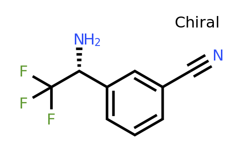 CAS 1213398-54-9 | 3-((1R)-1-Amino-2,2,2-trifluoroethyl)benzenecarbonitrile