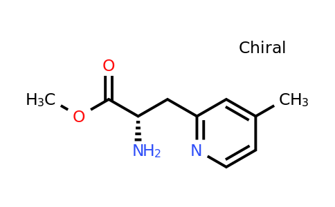 CAS 1213401-63-8 | methyl (2S)-2-amino-3-(4-methyl-2-pyridyl)propanoate
