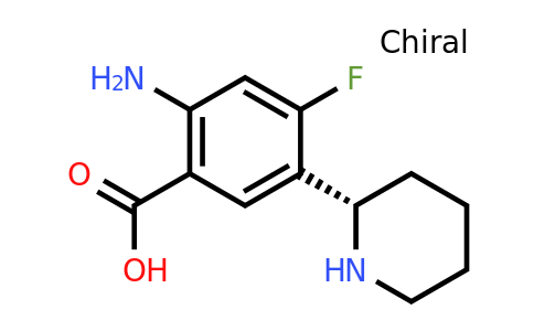 CAS 1213465-06-5 | (S)-2-Amino-4-fluoro-5-piperidin-2-yl-benzoic acid