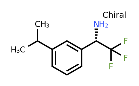CAS 1213465-21-4 | (S)-2,2,2-Trifluoro-1-(3-isopropyl-phenyl)-ethylamine