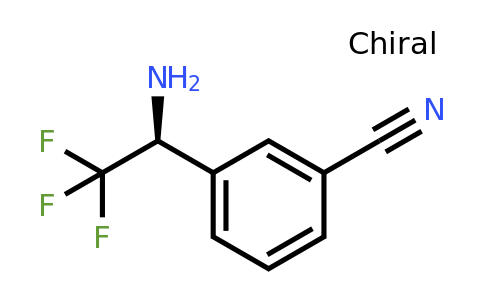 CAS 1213470-65-5 | 3-((1S)-1-Amino-2,2,2-trifluoroethyl)benzenecarbonitrile