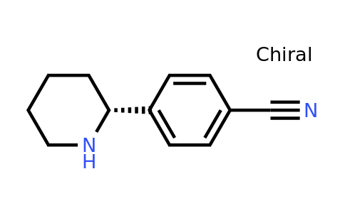 CAS 1213483-76-1 | (R)-4-(Piperidin-2-yl)benzonitrile