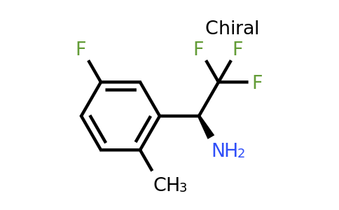 CAS 1213511-83-1 | (S)-2,2,2-Trifluoro-1-(5-fluoro-2-methyl-phenyl)-ethylamine