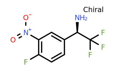 CAS 1213542-10-9 | (R)-2,2,2-Trifluoro-1-(4-fluoro-3-nitro-phenyl)-ethylamine