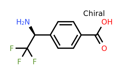 CAS 1213548-46-9 | 4-((1S)-1-Amino-2,2,2-trifluoroethyl)benzoic acid