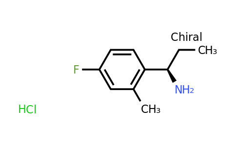 CAS 1213560-34-9 | (R)-1-(4-Fluoro-2-methylphenyl)propan-1-amine hydrochloride