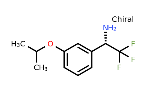 CAS 1213570-95-6 | (S)-2,2,2-Trifluoro-1-(3-isopropoxy-phenyl)-ethylamine