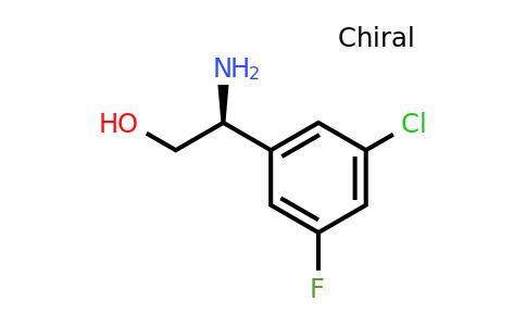 CAS 1213574-69-6 | (2S)-2-Amino-2-(3-chloro-5-fluoro-phenyl)-ethanol