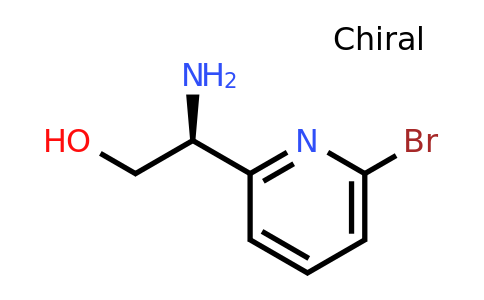 CAS 1213580-51-8 | (2S)-2-amino-2-(6-bromopyridin-2-yl)ethan-1-ol