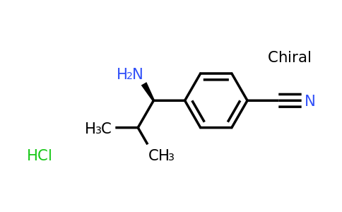 CAS 1213584-51-0 | (R)-4-(1-Amino-2-methylpropyl)benzonitrile hydrochloride